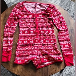 La Senza long sleeve romper pajamas